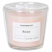 Mega Value Store Stanford Home 3 Wick Candle Jar Rose Домашни стоки