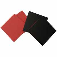 Mega Value Store Ashwood Pack Of 4 Faux Leather Reversible Coasters Red/Black Подаръци и играчки