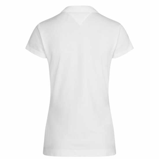 Tommy Hilfiger Дамска Блуза С Яка Heritage Short Sleeve Slim Fit Polo Shirt Ladies  Holiday Essentials