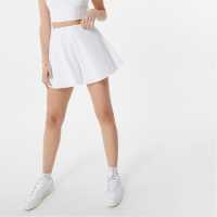 Linen Shorts White Дамски панталони тип Чино
