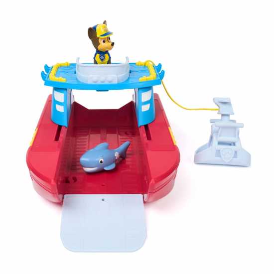 Paw Patrol Sea Patroller Playset With Chase And Shark Figure  
