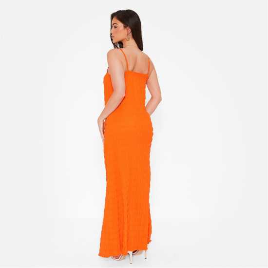 I Saw It First Textured Cami Maxi Dress Orange Дамски поли и рокли