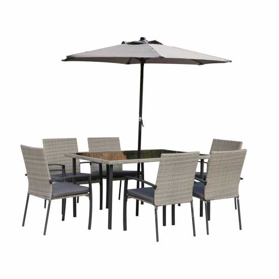 Linea Tuscany Rattan 8 Piece Patio Set  