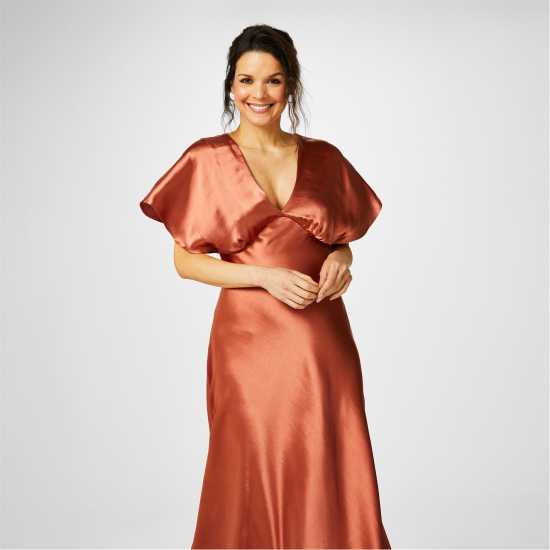 Дамски поли и рокли Biba Bridesmaid Satin Maxi Dress Ръст Biba Bridesmaid Satin Maxi Dress Ръст Дамски поли и рокли