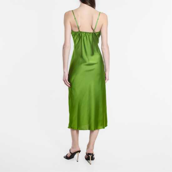 Be You Women's Satin Maxi Dress Chartreuse Be You Women's Satin Maxi Dress Chartreuse