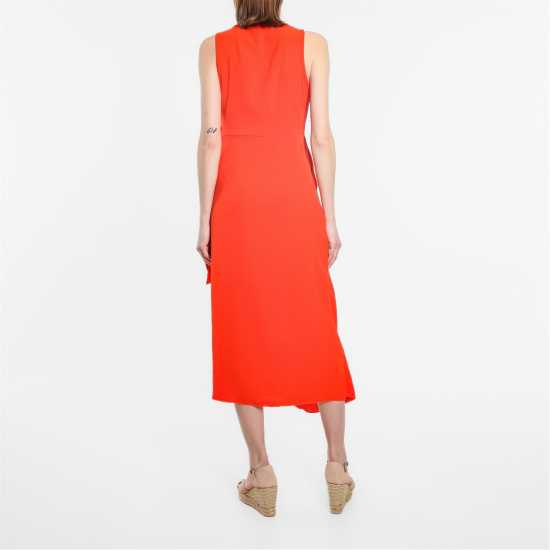 Be You Sleeveless Wrap Maxi Dress Оранжево Be You Sleeveless Wrap Maxi Dress Оранжево