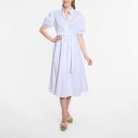Рокля-Риза Stripe Belted Midi Shirt Dress