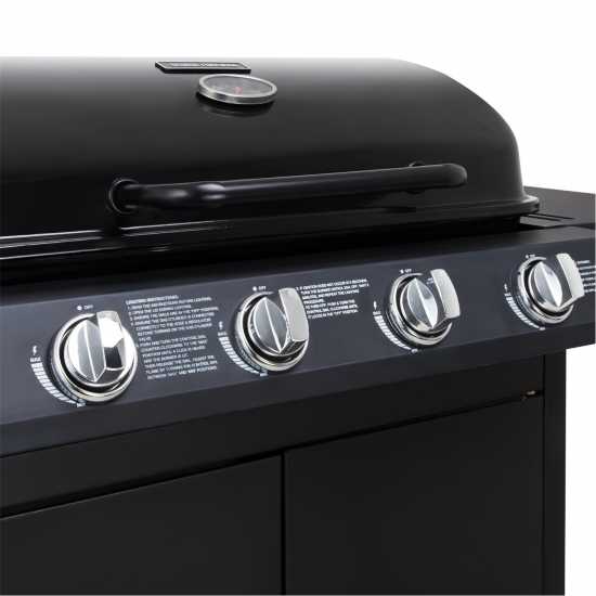 George Foreman George Foreman 4 Burner Bbq With Sideplate  