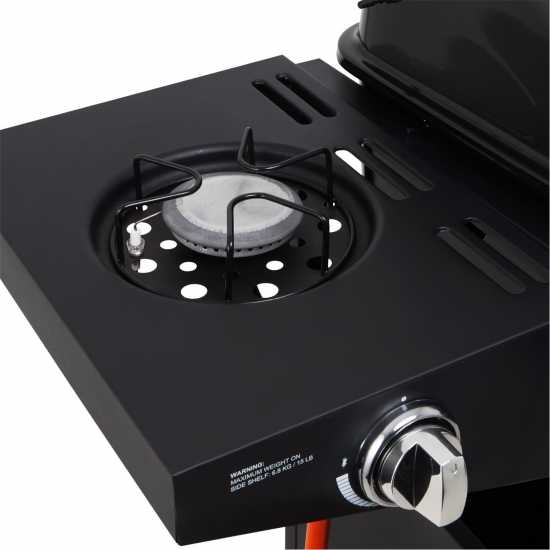 George Foreman George Foreman 4 Burner Bbq With Sideplate  