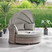 Faro Circle Daybed With Canopy