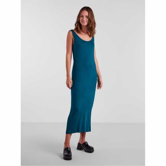 Pieces Long Tank Dress  Дамски поли и рокли