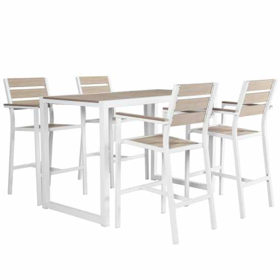 Лагерни маси и столове Studio Santorini 5 Piece Bar Set Studio Santorini 5 Piece Bar Set Лагерни маси и столове