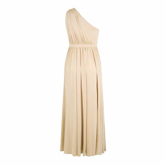 Дамски поли и рокли Biba Bridesmaid One Shoulder Maxi Dress Шампанско Biba Bridesmaid One Shoulder Maxi Dress Шампанско Дамски поли и рокли