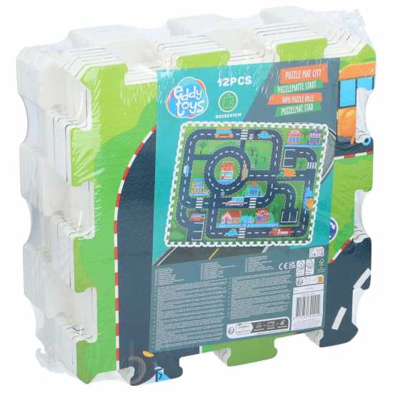 Eddy Toys Traffic 30X30Cm Playmat Eddy Toys Traffic 30X30Cm Playmat