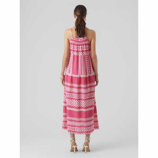 Vero Moda Women's Maxi Dress Розова Яро Vero Moda Women's Maxi Dress Розова Яро