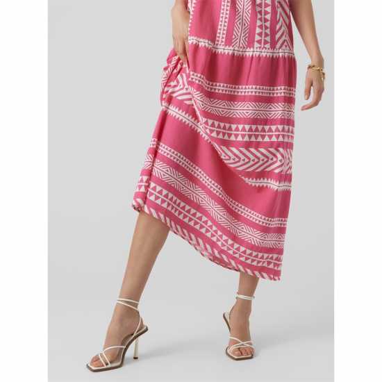 Vero Moda Women's Maxi Dress Розова Яро Vero Moda Women's Maxi Dress Розова Яро