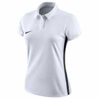 Nike Дамска Блуза С Яка Academy Polo Shirt Ladies White Дамски тениски с яка
