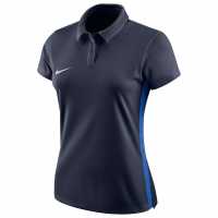 Nike Дамска Блуза С Яка Academy Polo Shirt Ladies Navy Дамски тениски с яка