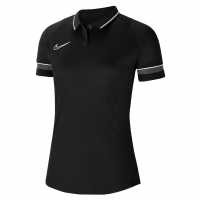 Nike Блуза С Яка Dri-Fit Academy Polo Shirt Womens Blck/Wht/Anthct Дамски тениски с яка