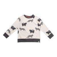 Lilly And Sid Leopard Crew Sweatshirt  