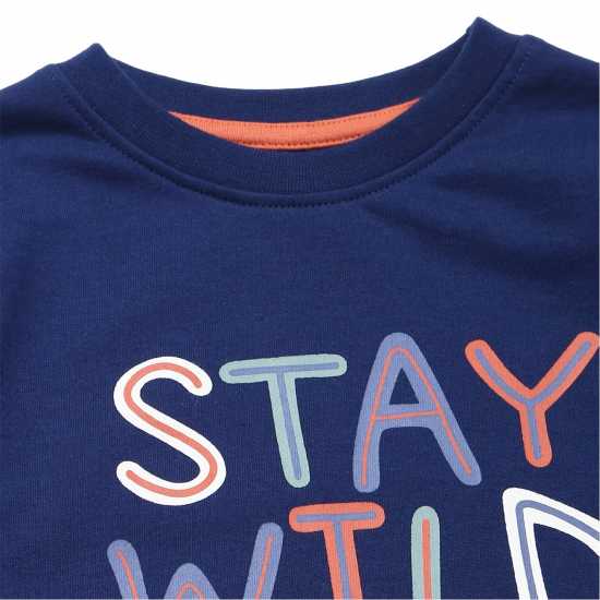 Lilly And Sid Kids' Stay Wild Crew Sweatshirt Lilly And Sid Kids' Stay Wild Crew Sweatshirt