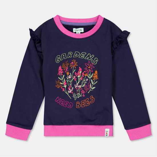 Lilly And Sid Crew Sweatshirt  