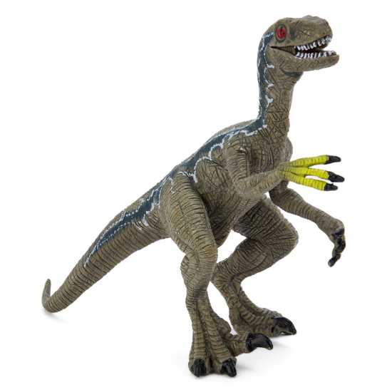 Zappi Co Dino Figure - Velociraptor Blue / Grey  
