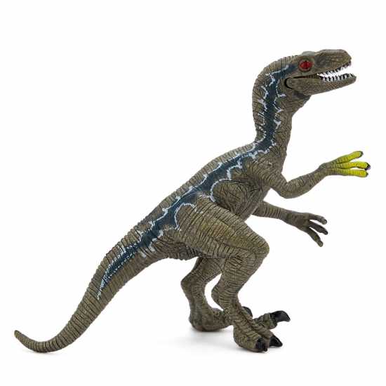 Zappi Co Dino Figure - Velociraptor Blue / Grey  