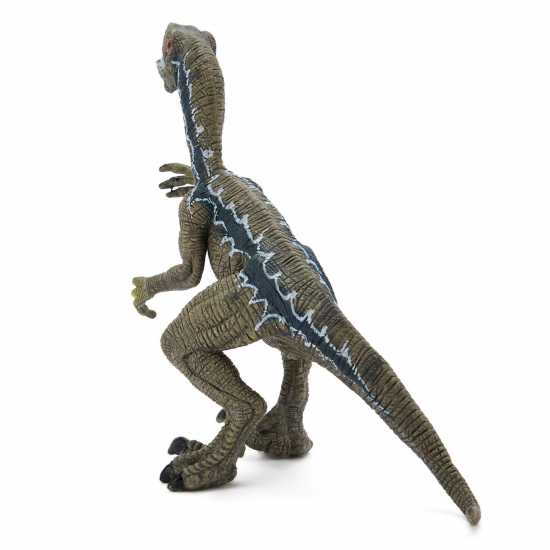 Zappi Co Dino Figure - Velociraptor Blue / Grey  