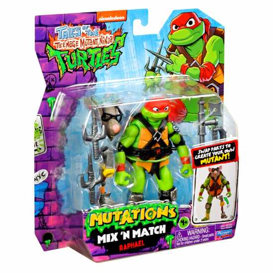Teenage Mutant Ninja Turtles Tales Of Teenage Mutant Ninja Turtles: Mutations Mix And Match 4.5-Inch Raphael  