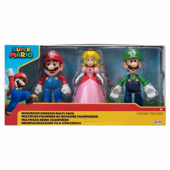 Подаръци и играчки Super Mario Super Mario 4 3 Pack Mushroom Kingdom Diorama Set Super Mario Super Mario 4 3 Pack Mushroom Kingdom Diorama Set Подаръци и играчки
