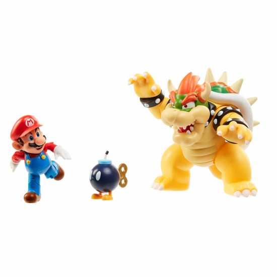 Подаръци и играчки Super Mario Mario Vs. Bowser Diorama Set (Wave 1) Super Mario Mario Vs. Bowser Diorama Set (Wave 1) Подаръци и играчки
