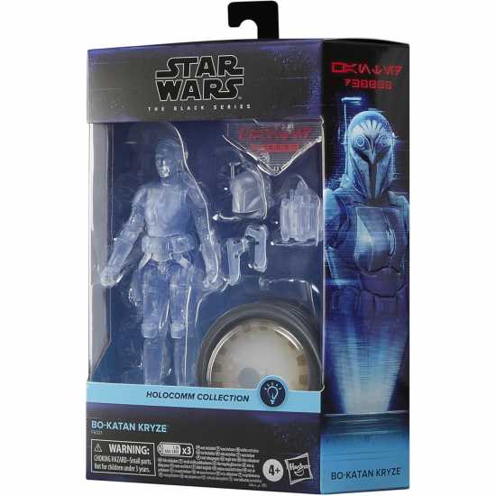Star Wars Hasbro Star Wars Bo-Katan Kryze Holocomm Collection Series Black Figure  