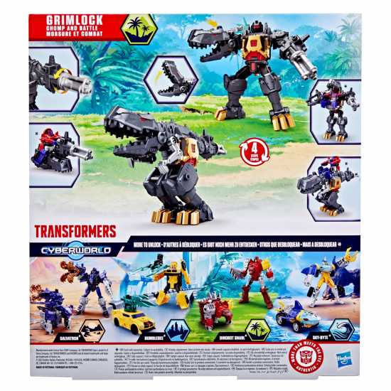 Cyberworld Grimlock Chomp & Battle Action Figure Cyberworld Grimlock Chomp & Battle Action Figure