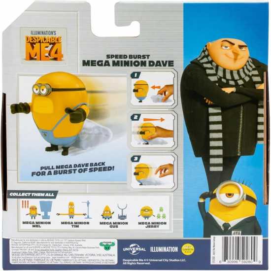 Despicable Me 4 Action Figure Mel Dave 