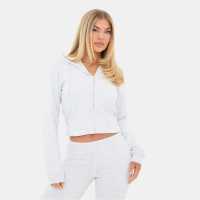 I Saw It First Zip Up Hoody Grey 