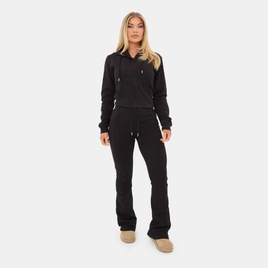 I Saw It First Zip Up Hoody Black 