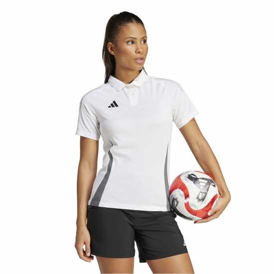 Adidas Tiro24 C Polo W Shirt Womens White 