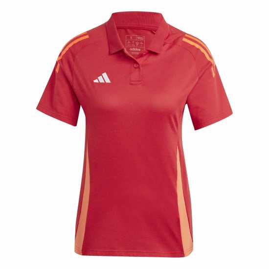 Adidas Tiro24 C Polo W Shirt Womens Power Red 