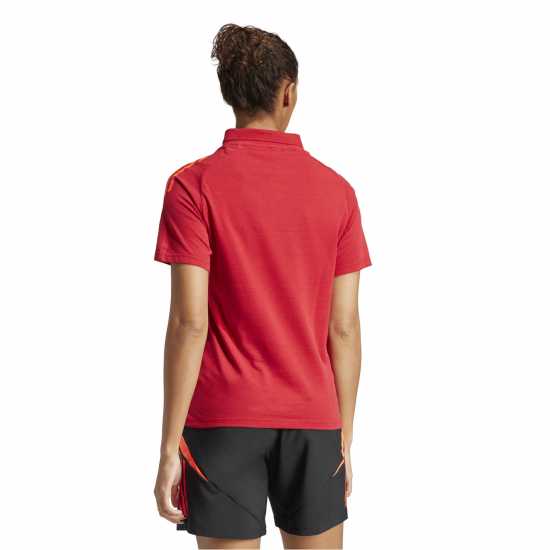Adidas Tiro24 C Polo W Shirt Womens Power Red 