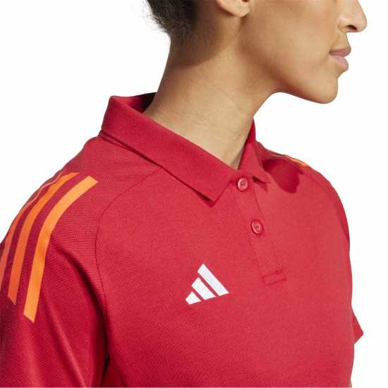 Adidas Tiro24 C Polo W Shirt Womens Power Red 