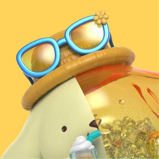 Hello Kitty Kandy: Sanrio Pompompurin Sea Breeze Series Collectible Figure Hello Kitty Kandy: Sanrio Pompompurin Sea Breeze Series Collectible Figure