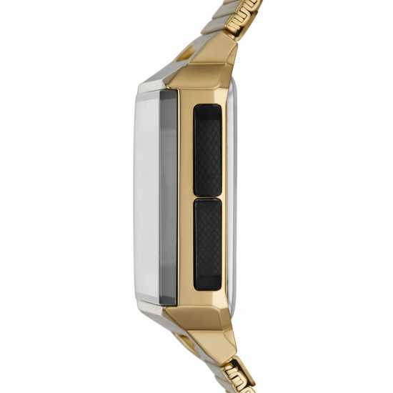Diesel Chopped Digital Watch Gold Бижутерия