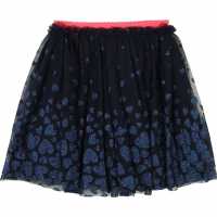 Billieblush Girls Navy Printed Mesh Tutu Skirt  Детски поли и рокли