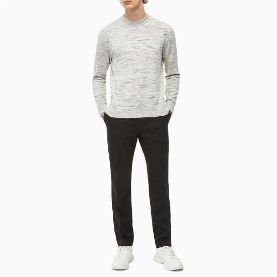 Calvin Klein Structure Space Dye Sweatshirt  - Мъжки горнища на анцуг
