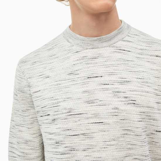 Calvin Klein Structure Space Dye Sweatshirt  - Мъжки горнища на анцуг