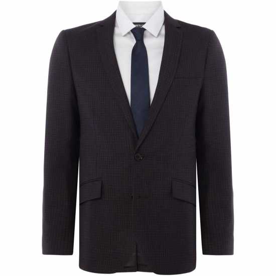 Kenneth Cole Stanton Gingham Checked Slim Fit Suit Jacket  Мъжки грейки